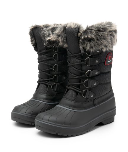 Faux Fur-lined Winter Boots