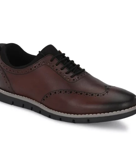 Brogue Style Leather Shoes