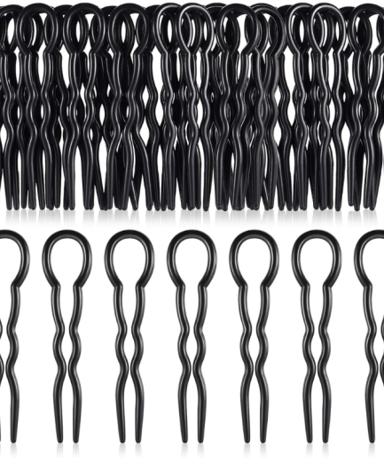 Metallic Spiral Hair Pins