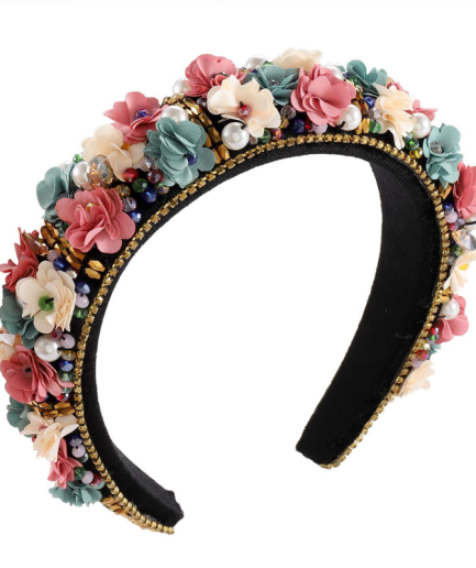 Embellished Headband with Beads