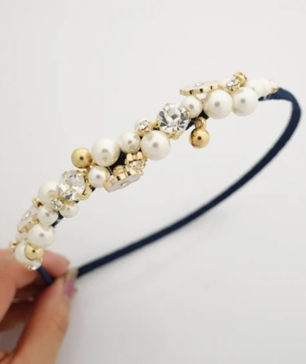Decorative Hairband with Pearls