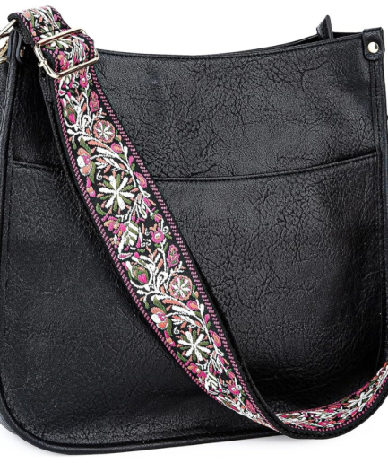 Vegan Leather Crossbody Bag