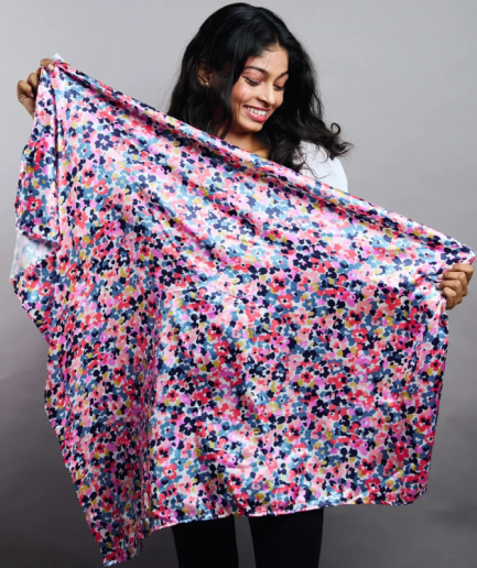 Satin Hair Scarf with Prints